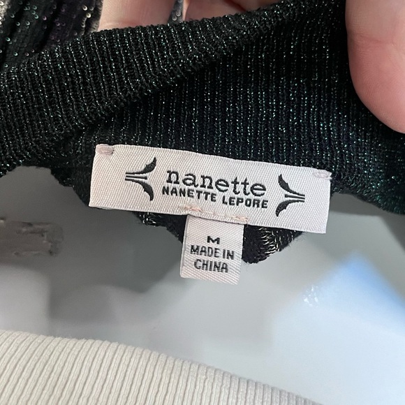 ***💲BOGO💲*** Green purple and silver sparkle knit skirt - Picture 2 of 6